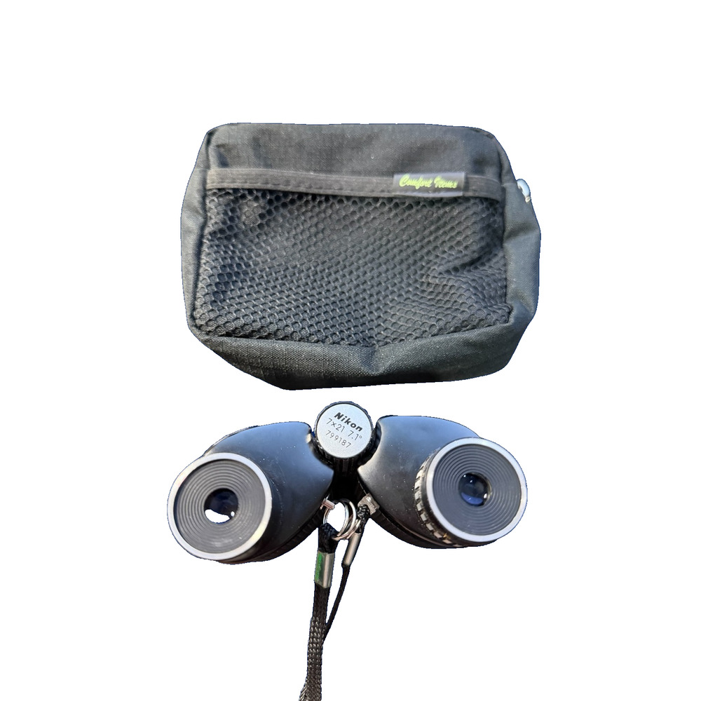 Nikon 7x21 7.1° Compact Binoculars with Case - Made in Japan C1